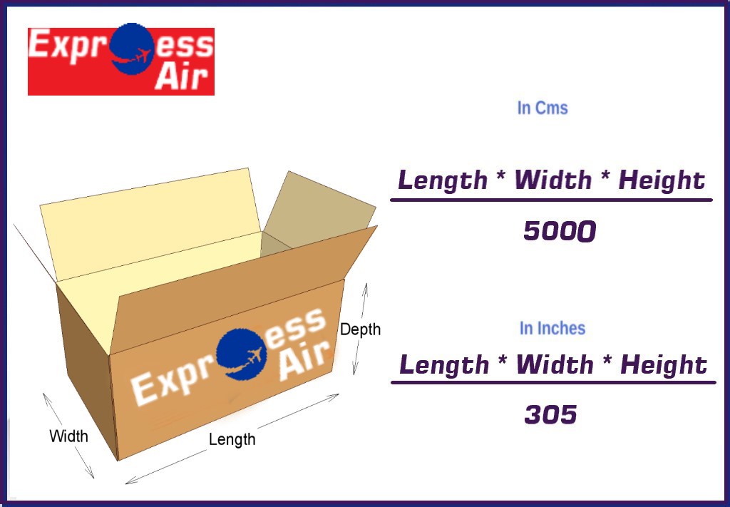 How to Calculate Weight for Courier to Chicago